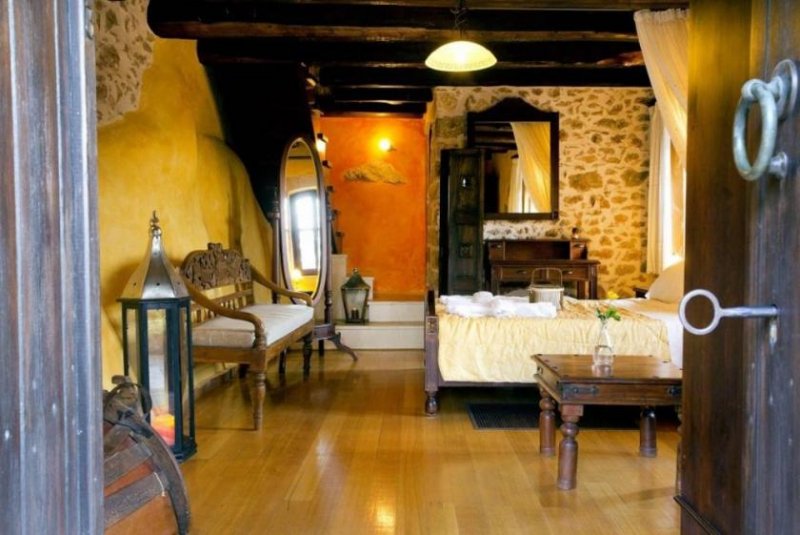 Samonas Kreta, Samonas: Historische Steinvilla mit Meer- und Bergblick zu verkaufen Haus kaufen